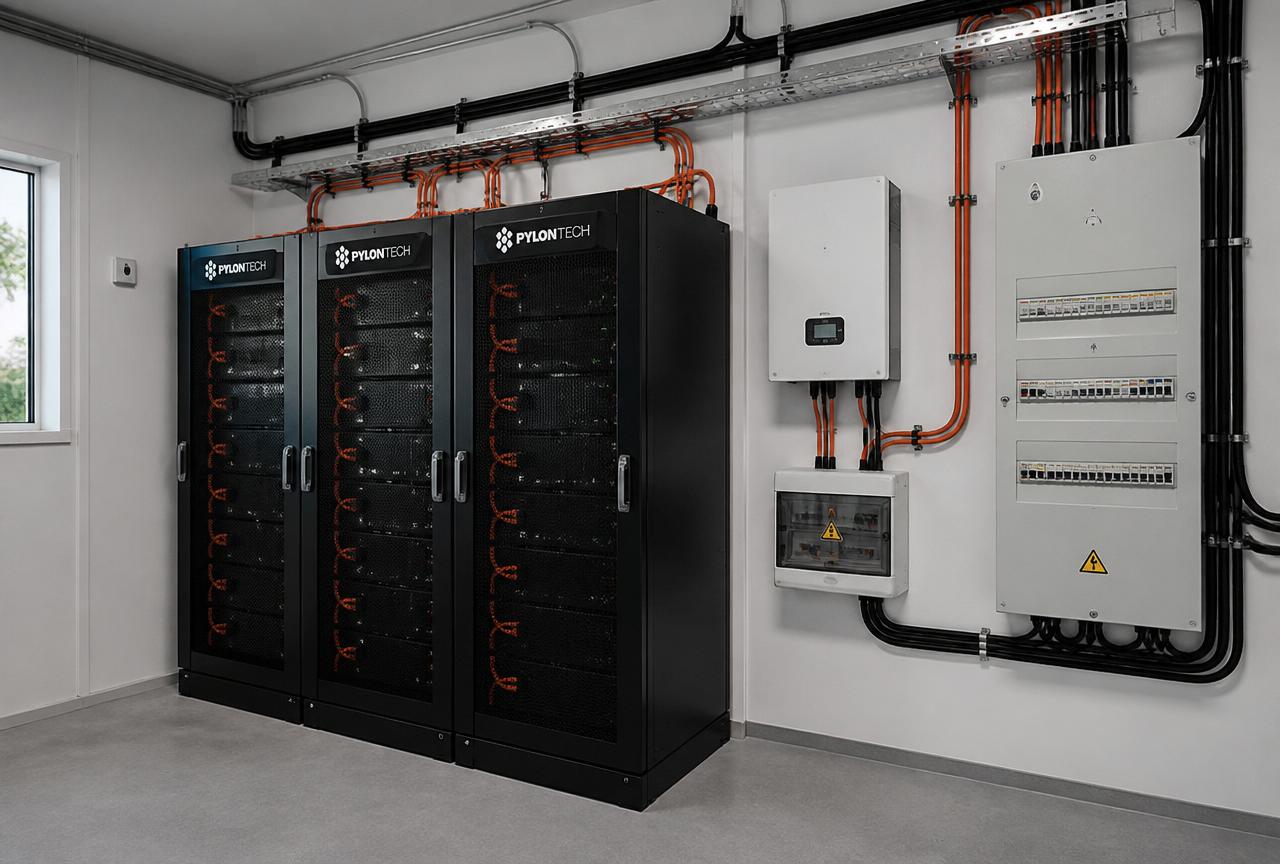 Camping met laadpalen, zonnepanelen en techniekruimte